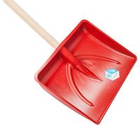 Falci 249014MPS Pala da Neve e Multi Uso in Plastica con Manico in Pioppo, Rossa