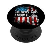 Falciatura del prato - Paesaggio sono sexy e fallo la PopSockets PopGrip Adesivo