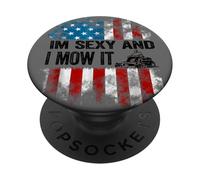 Falciatura del prato - Paesaggio sono sexy e fallo la PopSockets PopGrip Adesivo