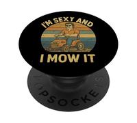 Falciatura del prato Sono sexy e lo fallo per farina di PopSockets PopGrip Adesivo