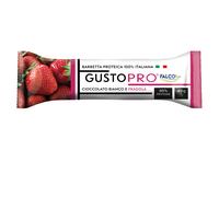 Falco - 01-0401 - Barretta proteica GustoPro - cioccolato bianco-fragola - 40 gr - Falco - 100499 - Conf. da 24 Pz. - 01-0401