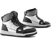 Falco Harlem Scarpe moto da donna, nero/bianco/grigio, Taglia 37