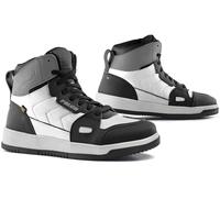Falco Harlem Scarpe moto da donna, nero/bianco/grigio, Taglia 39