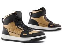 Falco Harlem Scarpe moto da donna, Nero/bianco/oro, Taglia 40