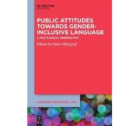 Falco Pfalzgraf Public Attitudes Towards Gender-Inclusive Lan (Copertina rigida)