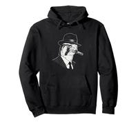 Falco Sigaro Mafia Gangster Ritratto Felpa con Cappuccio