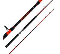 FALCON Canna Da Pesca Black Phantom Classic, Trolling, Traina, Live Bait, Dimensioni 6'6'', 30lb potenza