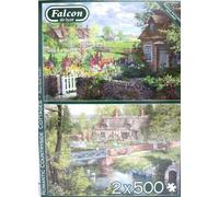 Falcon de Luxe 11261 Puzzle 2x500 pezzi Romantic Countryside Peter Etril Snyder
