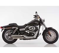 Falcon Doppio Groove Scarico per Harley Davidson Dyna Fat Bob 2008-2012 FXDF Sl