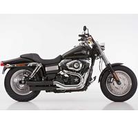 Falcon Doppio Groove Scarico per Harley Davidson Dyna Fat Bob 2013-2016 FXDF Si