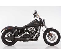 Falcon Doppio Groove Scarico per Harley Davidson Dyna Street Bob 2013-2016