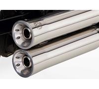 Falcon Doppio Groove Scarico per Harley Davidson Dyna Super Glide 2006-2010 Fxd