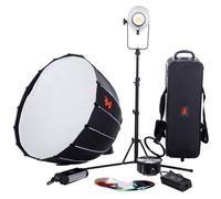 FALCON EYES BL-30TD Bi-Color COB LED DMX Lighting Kit, dimmable, V-Mount, 300W