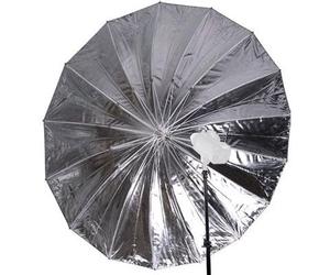 Falcon Eyes Jumbo Ombrello Reflex UR-T86S argento/bianco 216 cm