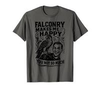 Falcon Falconry Mi Rende Felice, Non così Divertente Maglietta