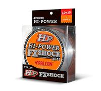Falcon Fx-Shock, Shock Leader Conico, Surf Casting, 10 Pezzi x 15 mt, Misura 0.23 - 0.57 mm, Monofilo, Filo Da Pesca, Chiaro