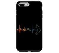 Falcon Heartbeat Raptor Appassionato Di Uccelli Custodia per iPhone 7 Plus/8 Plus