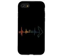 Falcon Heartbeat Raptor Appassionato Di Uccelli Custodia per iPhone SE (2020) / 7/8