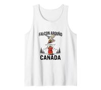 Falcon Intorno & Scoprire - Divertente Canada Castoro Canadese Canotta