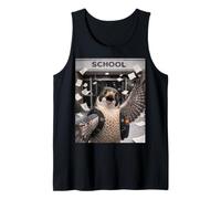 Falcon Last Day of School Summer Break Divertente Meme Selfie Canotta