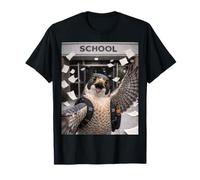 Falcon Last Day of School Summer Break Divertente Meme Selfie Maglietta