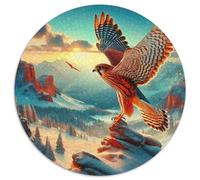Falcon Puzzle 1000 Pezzi Per Adulti E Bambini Confezione Di Alta Qualità Colorato Snow Mountain Splendido Puzzle Regalo Creativo Per Il Relax 1000pcs (67.5x67.5cm)