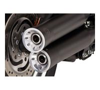 Falcon, scarico Slip-on a doppia scanalatura Nero 17-20 XL1200C/CA/CBXL2; 18-...