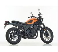 FALCON Scarico slip-on a doppia scanalatura rivestito in acciaio inox nero opaco, nero