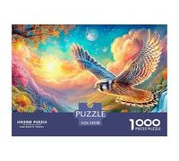 Falcon Soars over Vibrant, Magical Landscape Puzzle Da 1000 Pezzi Eagle Puzzle Classici Per Tutte Le Età 52x38cm/1000pcs