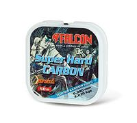 Falcon Super Hard, Nylon Persicus S.Hard Carbon, 50 mt Filo da Pesca, Trasparente, 0,135 mm X