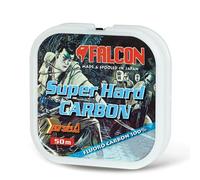 Falcon Super Hard, Nylon Persicus S.Hard Carbon, 50 mt Filo da Pesca, Trasparente, 0,177 mm X
