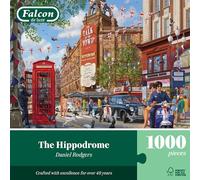 Falcon The Hippodrome, Puzzle da 1000 pezzi per adulti, splendidamente illustrato, puzzle per adulti, regalo divertente e attività per la casa, puzzle per giorni di pioggia, jumbo di compleanno