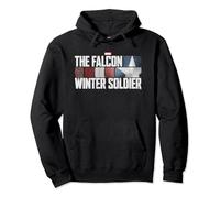 Falcon Winter Soldier HR_Logo Felpa con Cappuccio