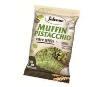 FALCONE 18 PZ. MUFFIN CON YOGURT INTERO DA 50 GR. GUSTI VARI COLAZIONE HOTEL ALBERGO BUON MATTINO (Pistacchio)