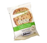 Falcone Cookies Cuor di Crema al Pistacchio Expo Bar 13 pz Maxi Biscotti da 50 gr Made in Italy per La Colazione