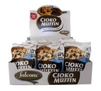 Falcone® | Muffin Farcitura Cioccolato | Muffin Soffice Senza Olio Palma - 18 x 50 Gr | Muffin Cioccolato e Cremoso Yogurt