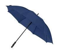 FALCONE - Ombrello tempesta, automatico, doppio baldacchino, resistente al vento, blu, 130 cm