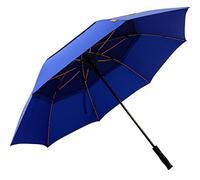 Falcone Parapluie de golf homme à ouverture automatique - Résistant au vent Bleu baleines oranges Ombrello classico, 97 cm, 160 liters, Blu (Bleu)