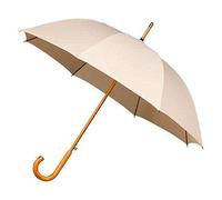 Falcone Parapluie long - Ouverture automatique Résistant au vent Beige Ombrello classico, 89 cm