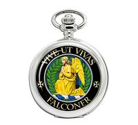 Falconer Scottish Clan Crest Full Hunter Orologio da tasca