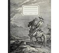 Falconer Vintage Illustration Notebook: College Ruled 110 Pages, 7.5 x 9.25 | Indie Aesthetic Matte Journal for Students, Artists, and Writers with Style