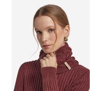 Falconeri Scaldacollo con trecce in lana lamè Donna Marsala Lame' Taglia TU