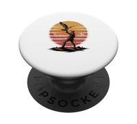 Falconeria Retrò Falco Falconiere Falchi PopSockets PopGrip Adesivo