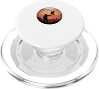 Falconeria Retrò Falco Falconiere Falchi PopSockets PopGrip per MagSafe