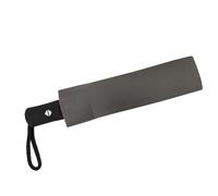 Falconetti Ombrello Pieghevole - Apertura e Chiusura Automatiche - Resistente al Vento - 8 stecche in fibra di vetro - Modello pieghevole unisex - Diametro della cupola 100 cm - Grigio