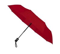 Falconetti Ombrello Pieghevole - Apertura e Chiusura Automatiche - Resistente al Vento - 8 stecche in fibra di vetro - Modello pieghevole unisex - Diametro della cupola 100 cm - Rosso