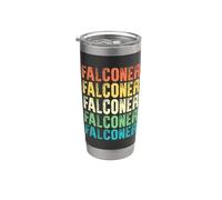 Falconiere - Colorato Bicchiere termico in acciaio inox doppia parete