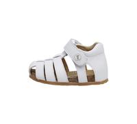 Falcotto Alby-Sandali Semi Chiusi in Pelle, Bianco 25