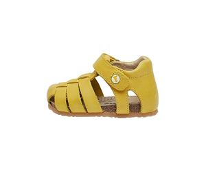 Falcotto Alby-Sandali Semi Chiusi in Pelle, Giallo 23