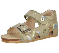 Falcotto Sandali in pelle con fibbia e strappo
